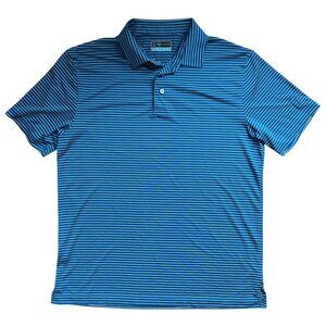Men's PGA Tour Medium Blue Polo Golf Shirt
